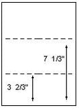 3 2/3 & 7 1/3 Perforation from Bottom