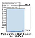 Security Paper  Item #  04546