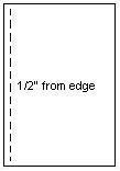 1/2" Vertical Perforation Item 04114: 20lb