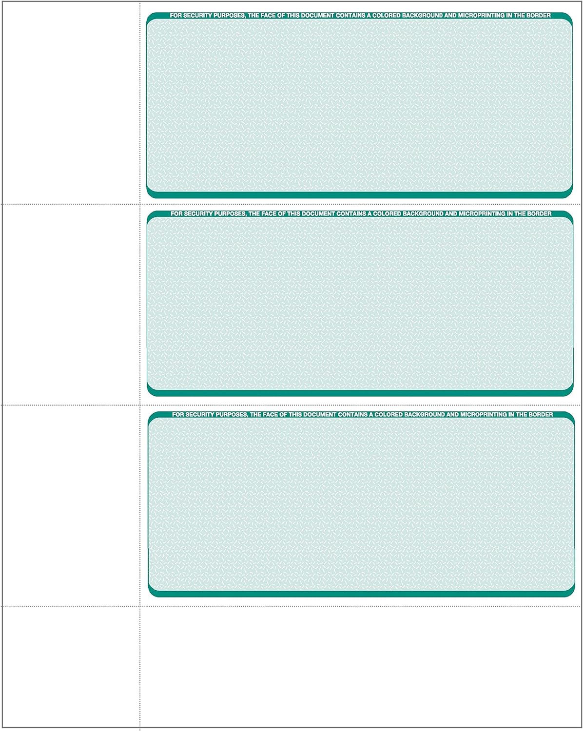 Personal 3 Checks on Page | Easy Use & Great Value
