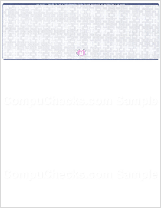 Blank Check on Top