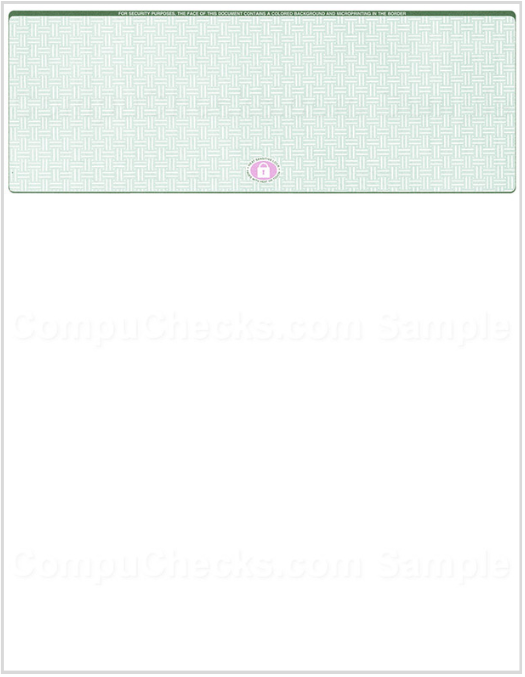 Blank Check on Top