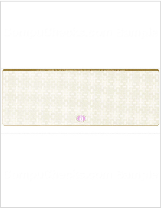 Blank Check in Middle