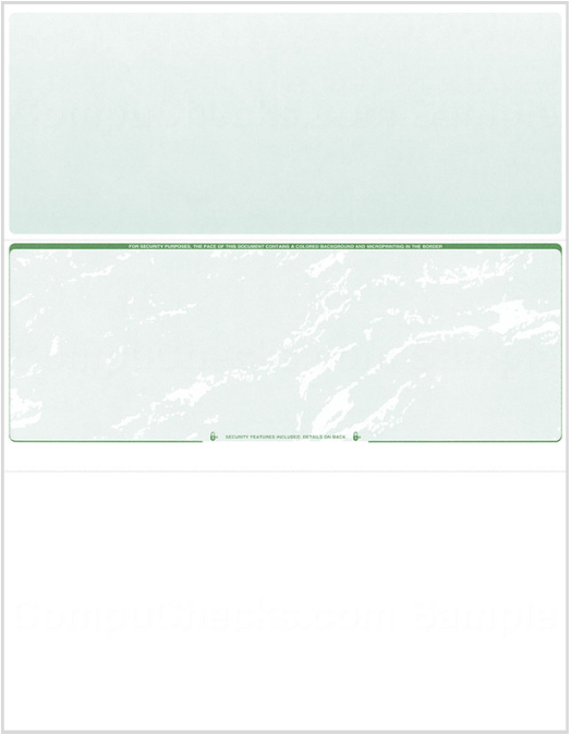 Blank Check in Middle