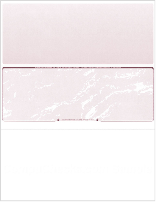 Blank Check in Middle