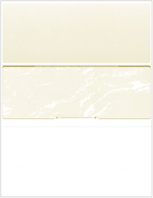 Blank Check in Middle