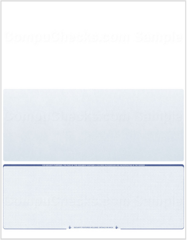Blank Check on Bottom