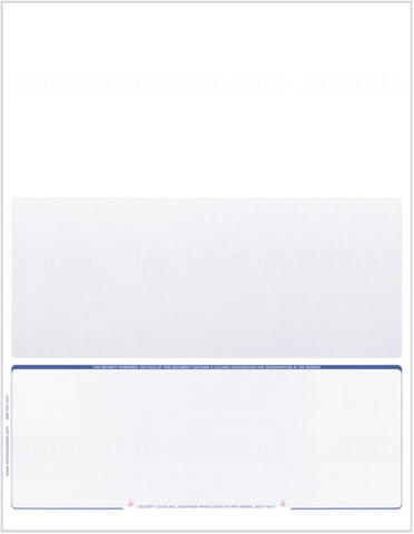 Blank Check on Bottom