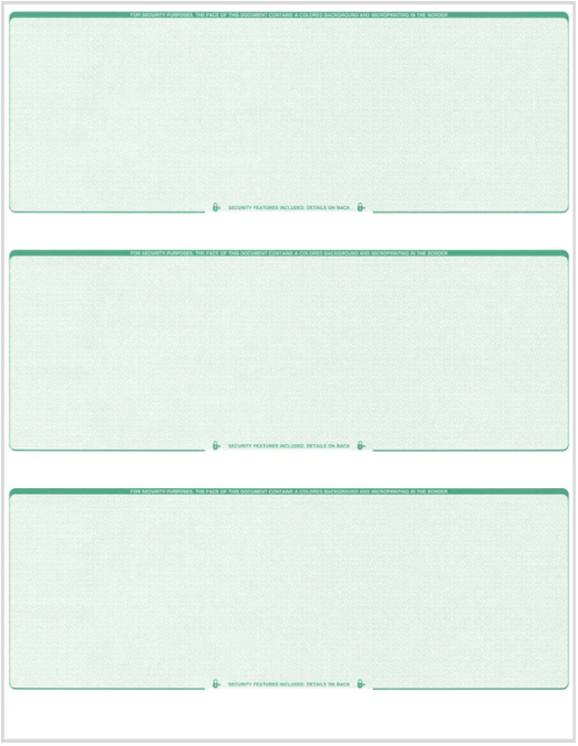 Business 3 Checks on Page