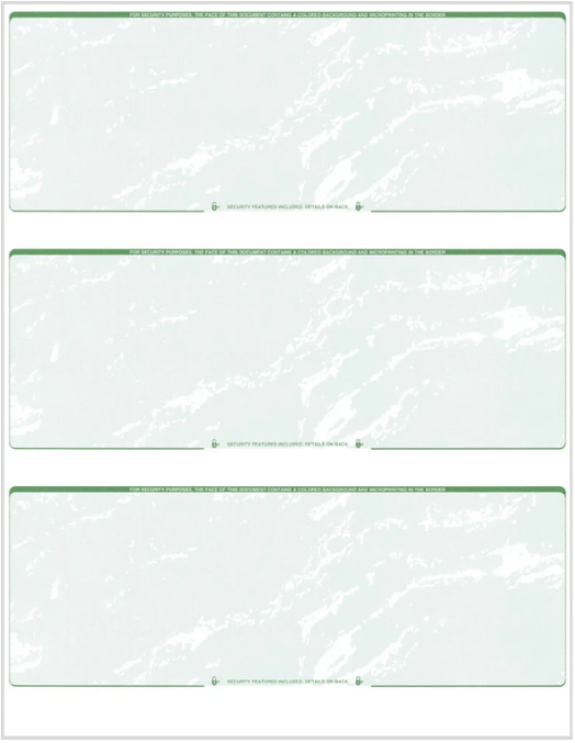 Business 3 Checks on Page