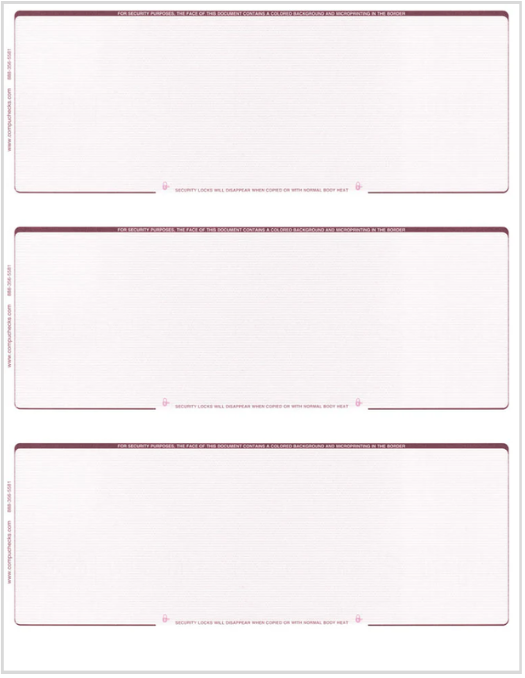 Business 3 Checks on Page