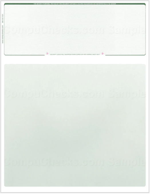 Blank Check on Top