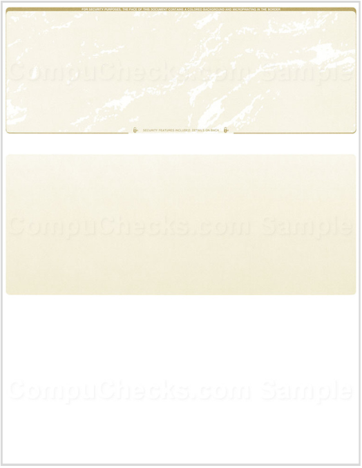 Blank Check on Top