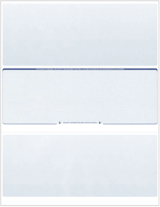 Blank Check in Middle