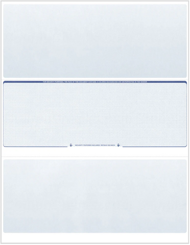 Blank Check in Middle