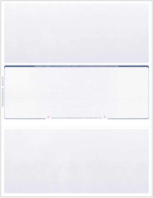 Blank Check in Middle