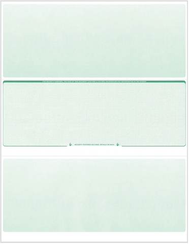 Blank Check in Middle