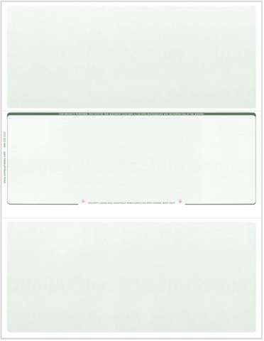 Blank Check in Middle
