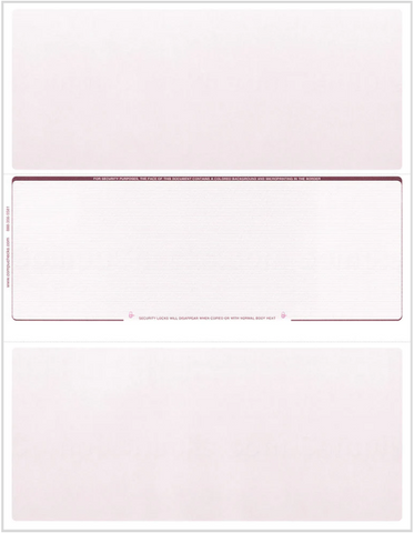 Blank Check in Middle
