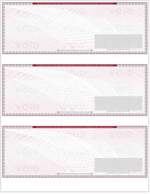 Order High Security Business Checks | 3 Checks/Page