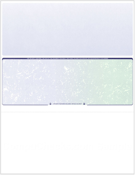 Blank Check in Middle