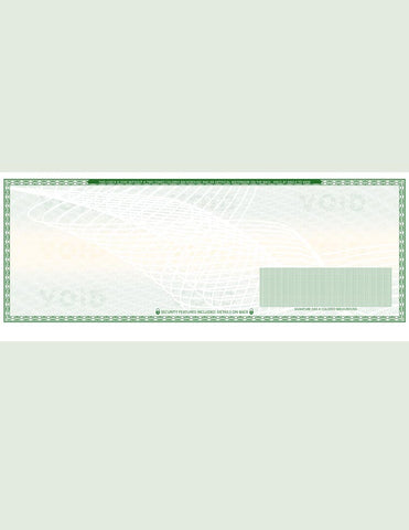 High Security Blank Check in Middle