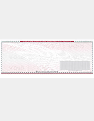High Security Blank Check in Middle