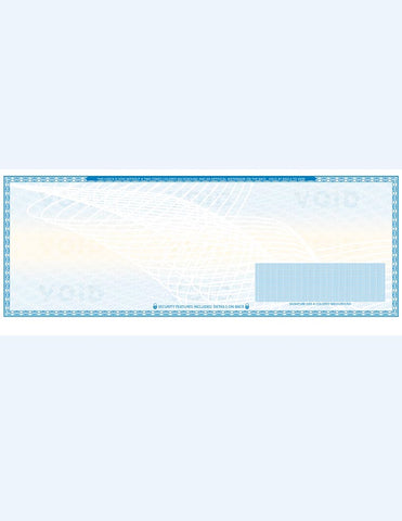 High Security Blank Check in Middle