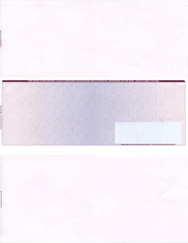 High Security Blank Check in Middle